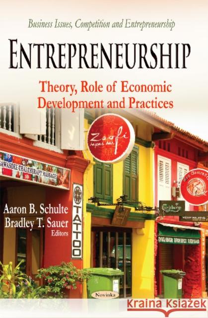 Entrepreneurship: Theory, Role of Economic Development & Practices Aaron B Schulte, Bradley T Sauer 9781629486499 Nova Science Publishers Inc