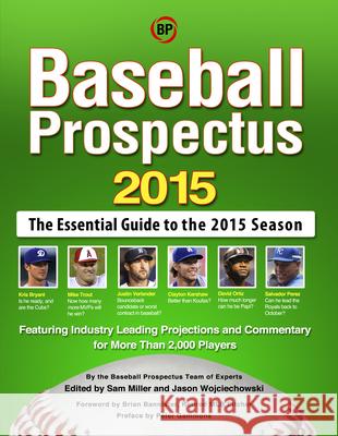 Baseball Prospectus 2015  9781630267452 Wiley