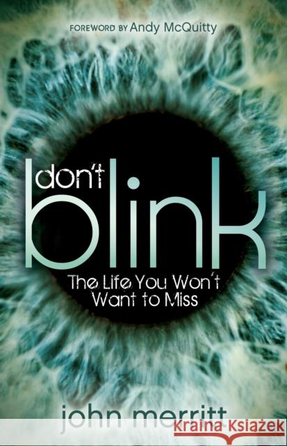 Don't Blink: The Life You Won't Want to Miss John Merritt Andy McQuitty 9781630475611 Morgan James Publishing