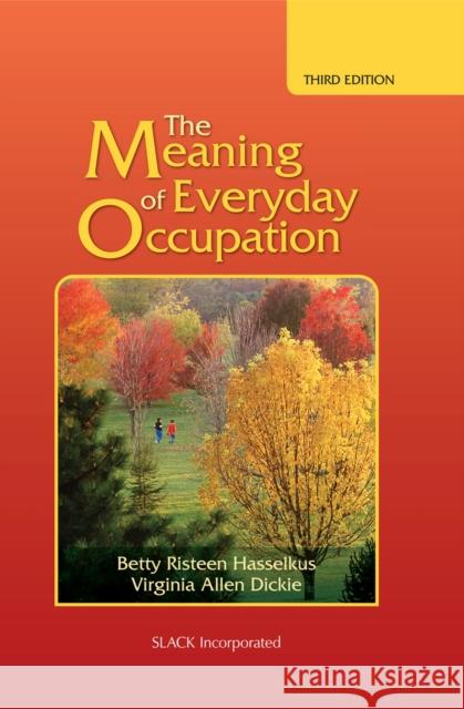 The Meaning of Everyday Occupation Betty Risteen Hasselkus 9781630914837 Slack