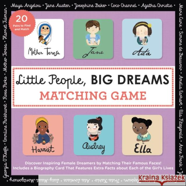 Little People, BIG DREAMS Matching Game: Put Your Brain to the Test with All the Girls of the Little People, BIG DREAMS Series!  9781631065866 Rock Point