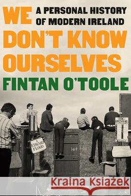 We Don't Know Ourselves: A Personal History of Modern Ireland Fintan O'Toole 9781631496530 Liveright Publishing Corporation