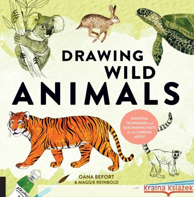 Drawing Wild Animals: Essential Techniques and Fascinating Facts for the Curious Artist Oana Befort Maggie Reinbold 9781631593499 Quarry Books