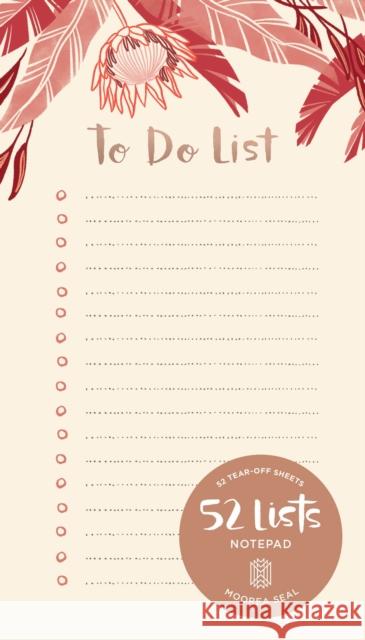 52 Lists to Do List Notepad Seal, Moorea 9781632172334