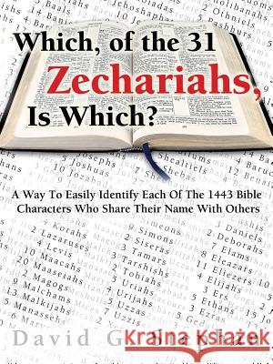 Which, of the 31 Zechariahs, Is Which? David Stephan 9781632327154