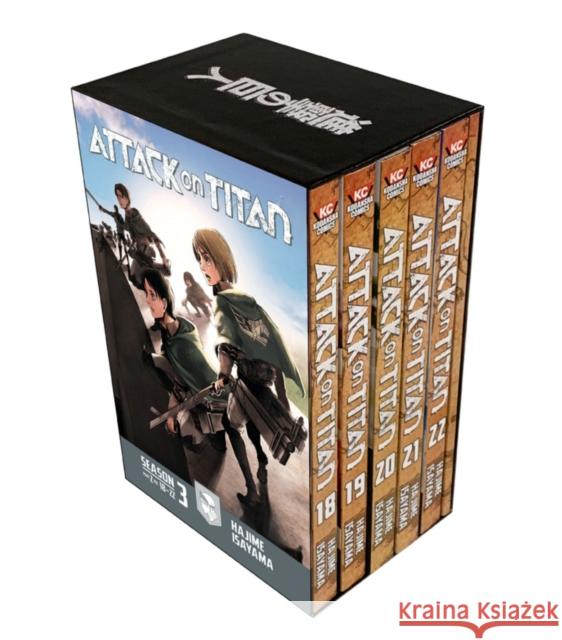 Attack On Titan Season 3 Part 2 Manga Box Set Hajime Isayama 9781632367440 Kodansha America, Inc