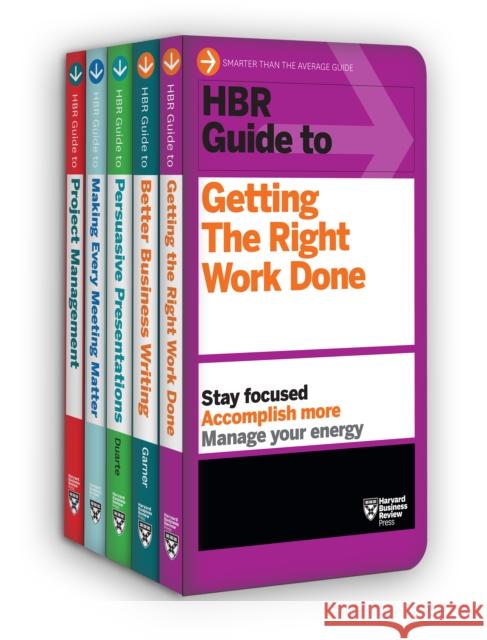 HBR Guides to Being an Effective Manager Collection  9781633694231 Harvard Business School Press