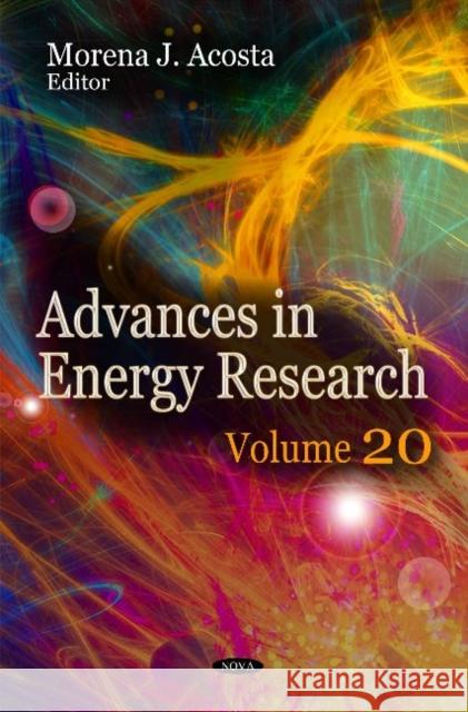 Advances in Energy Research: Volume 20 Morena J Acosta 9781634631693 Nova Science Publishers Inc