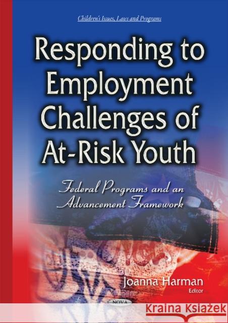 Responding to Employment Challenges of At-Risk Youth: Federal Programs & an Advancement Framework Joanna Harman 9781634634878