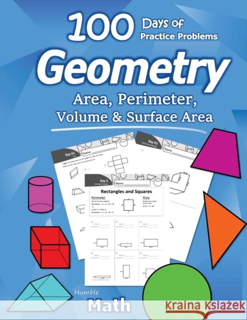 Humble Math - Area, Perimeter, Volume, & Surface Area Humble Math 9781635783308