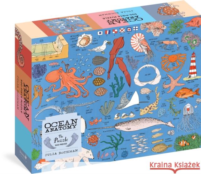 Ocean Anatomy: The Puzzle (500 pieces) Julia Rothman 9781635864021 Workman Publishing