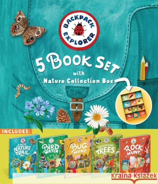 Backpack Explorer 5-Book Set with Nature Collection Box Editors of Storey Publishing 9781635866667 Workman Publishing