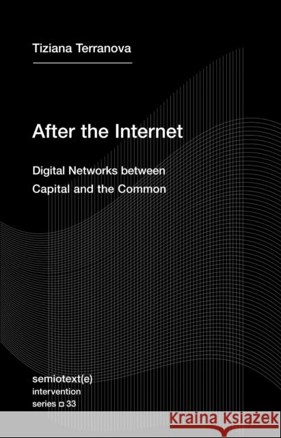 After the Internet: Digital Networks between the Capital and the Common Tiziana Terranova 9781635901689 Semiotext(e)