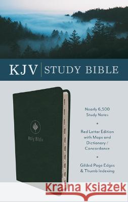 The KJV Study Bible, Indexed (Evergreen Fog) Compiled by Barbour Staff 9781636092713 Barbour Publishing