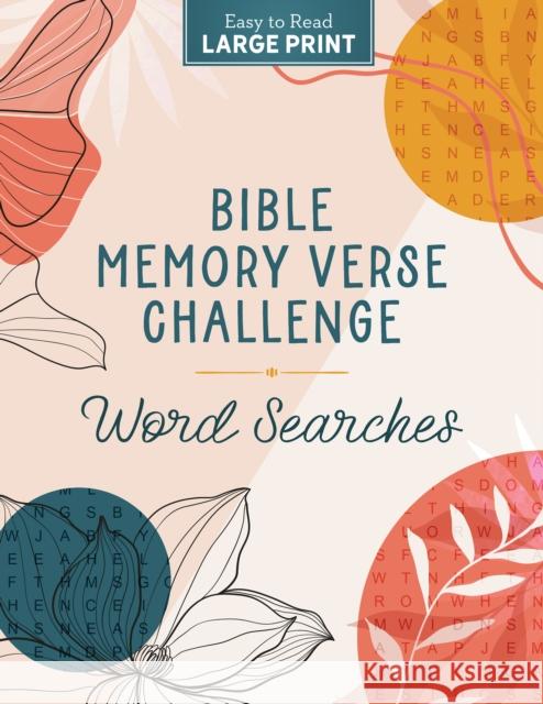 Bible Memory Verse Challenge Word Searches Large Print Compiled by Barbour Staff 9781636099019 Barbour Publishing Inc, U.S