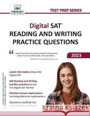 Digital SAT Reading and Writing Practice Questions Vibrant Publishers   9781636511580 Vibrant Publishers