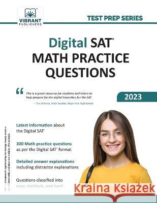 Digital SAT Math Practice Questions Vibrant Publishers   9781636511597 Vibrant Publishers