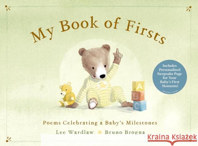 My Book of Firsts: Poems Celebrating A Baby's Milestones Lee Wardlaw 9781636551296