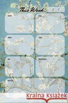Weekly Planner Notepad: Van Gogh Almond Blossom, Daily Planning Pad for Organizing, Tasks, Goals, Schedule Llama Bird Press 9781636570501 Llama Bird Press
