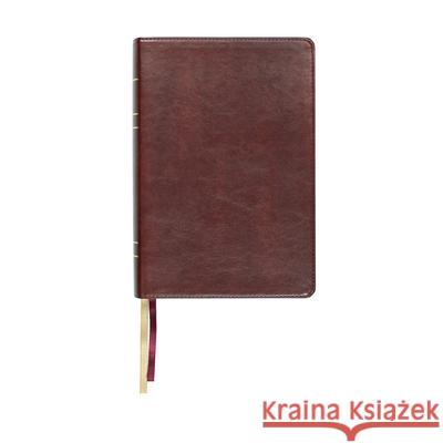 Lsb Large Print Wide Margin Paste-Down Reddish-Brown Faux Leather Steadfast Bibles 9781636640723 Steadfast Bibles