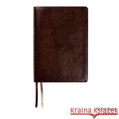 Lsb Inside Column Reference, Paste-Down, Reddish-Brown Faux Leather Steadfast Bibles 9781636641898 Steadfast Bibles