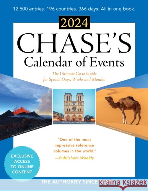Chase\'s Calendar of Events 2024: The Ultimate Go-to Guide for Special Days, Weeks and Months Editors of Chase's 9781636714073 Rowman & Littlefield