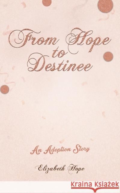 From Hope to Destinee Elizabeth Hope 9781638293668 Austin Macauley Publishers LLC
