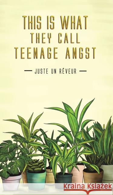 This Is What They Call Teenage Angst Juste Un R?veur 9781638293958 Austin Macauley