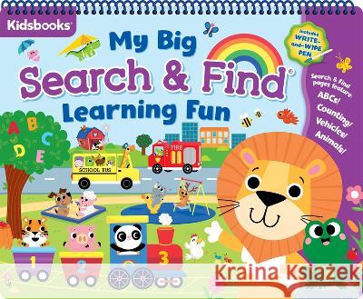 My Big Search & Find Learning Fun Spiral Pad Kidsbooks 9781638541226