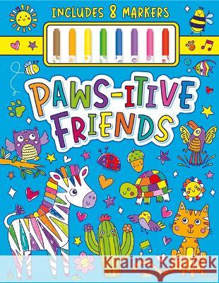 Paws-Itive Friends Coloring Kit Kidsbooks Publishing Jess Moorhouse 9781638542414 Kidsbooks Publishing