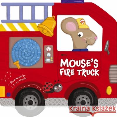 Mouse's Fire Truck: Shaped Board Book Kidsbooks Publishing 9781638547211