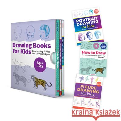 Drawing Books for Kids Box Set: Step-By-Step Guides and Easy Techniques Rockridge Press 9781638788775 Rockridge Press