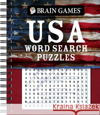 Brain Games - USA Word Search Puzzles (#5): Volume 5 Publications International Ltd           Brain Games 9781639382439 Publications International, Ltd.