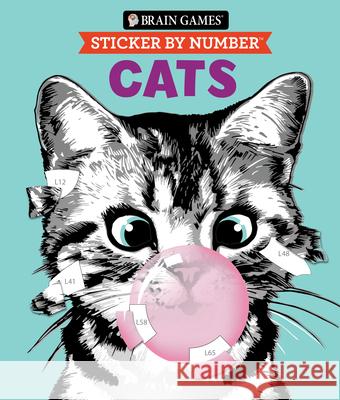 Brain Games - Sticker by Number: Cats: Volume 2 Publications International Ltd 9781639385829 Publications International, Ltd.