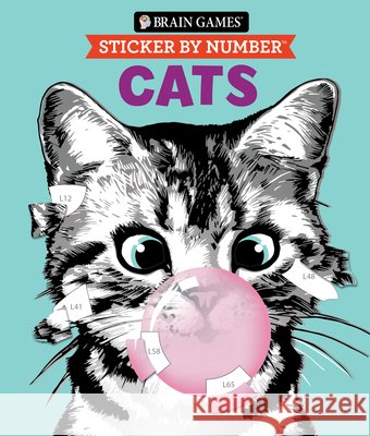 Brain Games - Sticker by Number: Cats: Volume 2 Publications International Ltd 9781639385829 Publications International, Ltd.