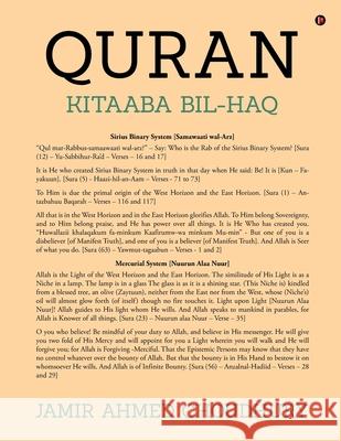 Quran: Kitaaba Bil-Haq Jamir Ahmed Choudhury 9781639404810 Notion Press Media Pvt Ltd