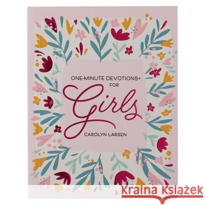 One-Minute Devotions for Girls Christian Art Gifts 9781639520541
