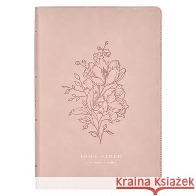 KJV Bible Thinline LP Faux Leather Trust, Pink Christian Art Gifts 9781639529919 Christian Art Publishers