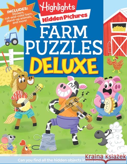 Farm Puzzles Deluxe Highlights 9781639620746 Highlights Press