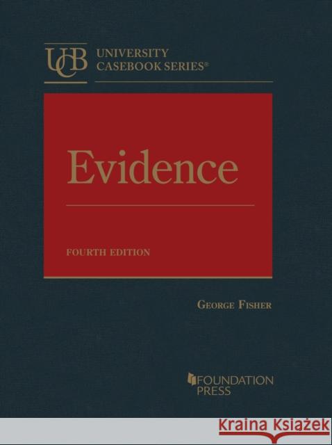 Evidence George Fisher 9781640201606 Eurospan (JL)