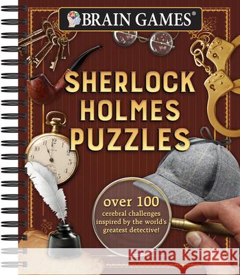 Brain Games - Sherlock Holmes Puzzles (#1): Over 100 Cerebral Challenges Inspired by the World's Greatest Detective! Volume 1 Publications International Ltd 9781640300934 Publications International, Ltd.