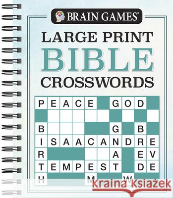 Brain Games - Large Print Bible Crosswords Publications International Ltd 9781640308459 Publications International, Ltd.