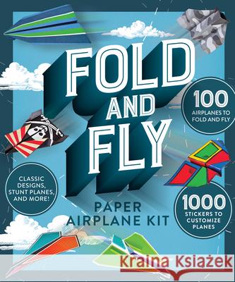 Fold and Fly Paper Airplane Kit Publications International Ltd 9781640308886 Publications International, Ltd.