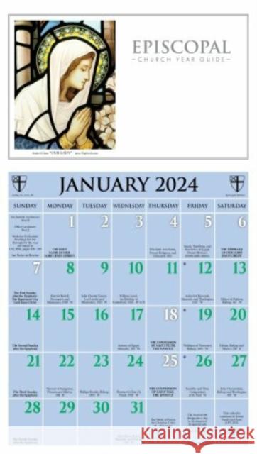 2024 Episcopal Church Year Guide Kalendar Ashby Company 9781640656178 Morehouse Church Supplies