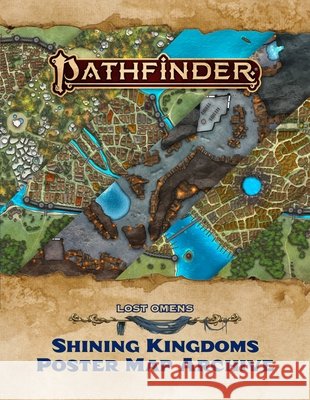 Pathfinder Lost Omens Shining Kingdoms Poster Map Archive (P2) Paizo Publishing 9781640786844