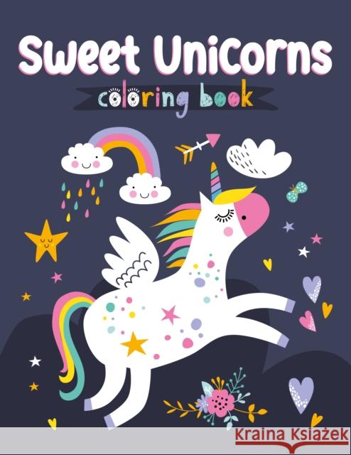 Sweet Unicorns Coloring Book Clorophyl Editions 9781641241892 Fox Chapel Publishing