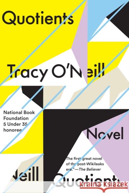 Quotients Tracy O'Neill 9781641292641 Soho Press