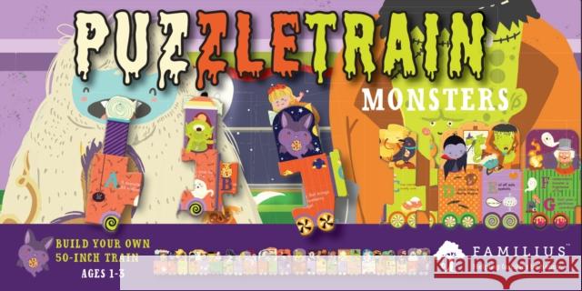 PuzzleTrain: Monsters 26-Piece Puzzle Susanna Covelli 9781641707305 Familius LLC