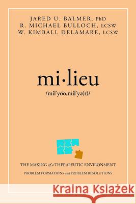 Mi-Lieu: The Making of a Therapeutic Environment Jared U. Balmer Ph. D. 9781642253436 Advantage Media Group