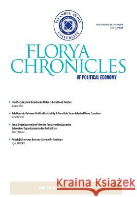 Florya Chronicles of Political Economy Zeynep Akyar Sedat Aybar 9781642261219 Iau Press